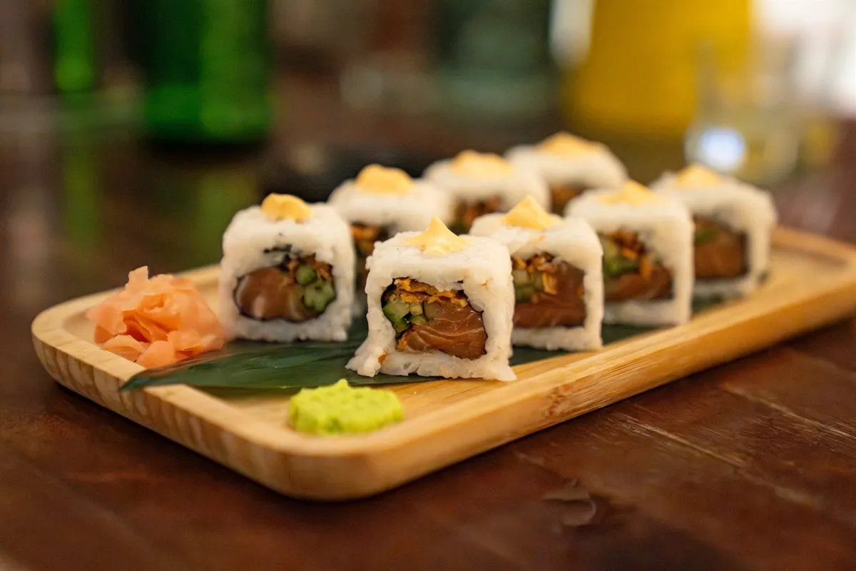 Ιαπωνικό πιάτο sushi για private dining